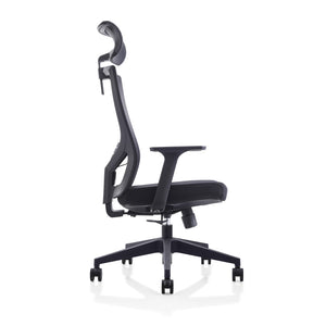 The DAYTONA Ergonomic High Back Chair by Joseph Ganco - available in Black or Dark Grey