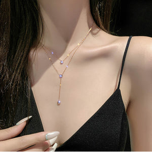 Exquisite choker with necklace