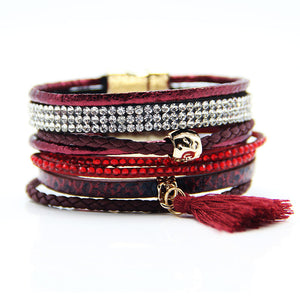 Beautiful bangles with magnetic cuff available in a variety of colours for women