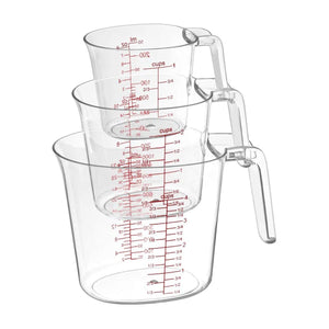 3-Piece Nesting Liquid Measuring Cups Set