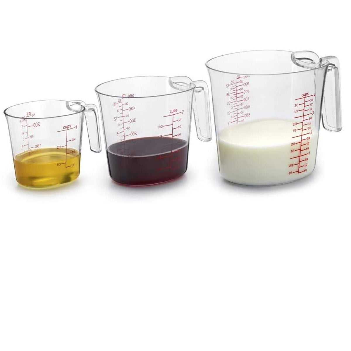 GCP Products Measuring Cup Set - 9 Pc. Nesting Stackable Liquid