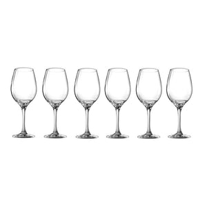 Crystal Clear Wine Glasses - 6 pack